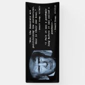 Präsident Trump Corona-Virus-Zitate Banner (Vertikal)