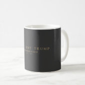 Präsident Trump. Deploribus Unum. Kaffeetasse (VorderseiteRechts)