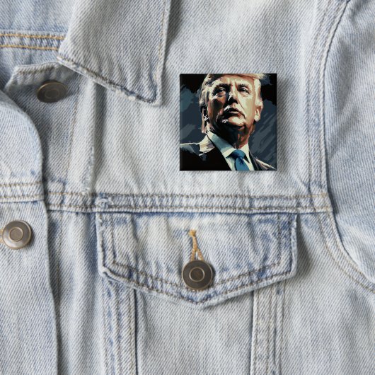 Präsident Trump: Die ZIEGE Button (Beispiel)