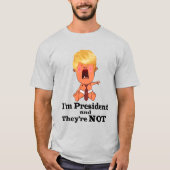 Präsident Trump, Donald Trump, Cry Baby, Man Child T-Shirt (Vorderseite)
