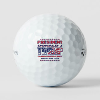 Präsident Trump Einführung 2025 Golfball