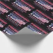 Präsident Trump Einweihung 2025 Geschenkpapier (Ecke)