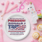 Präsident Trump Einweihung Pappteller (Party)