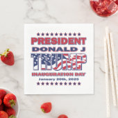Präsident Trump Einweihung Serviette (Beispiel)