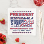 Präsident Trump Einweihung Serviette (Beispiel)