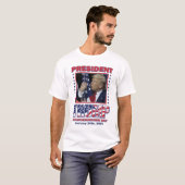 Präsident Trump Einweihung T-Shirt (Vorne ganz)