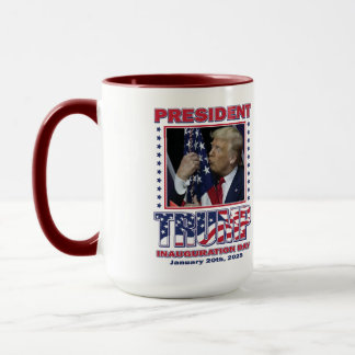 Präsident Trump Einweihung Tasse