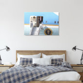 Präsident Trump entzieht Luftwaffe Eins Leinwanddruck (Insitu (Schlafzimmer))