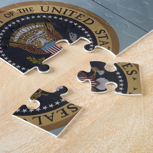 Präsident Trump entzieht Luftwaffe Eins Puzzle (Seite)