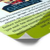 Präsident Trump: Es geht um Mannes Poster (Ecke)