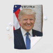 Präsident Trump Fab Fun Epic Golfhandtuch (Insitu)