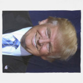 PRÄSIDENT TRUMP FLEECEDECKE (Vorderseite (Horizontal))