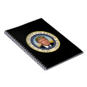 Präsident Trump Foto Presidential Seal Notizblock (Rechte Seite)