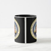 Präsident Trump Foto Presidential Seal Tasse (Zentrum)