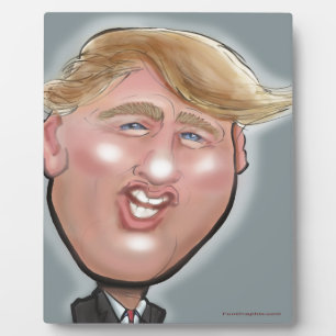 Präsident Trump Fotoplatte