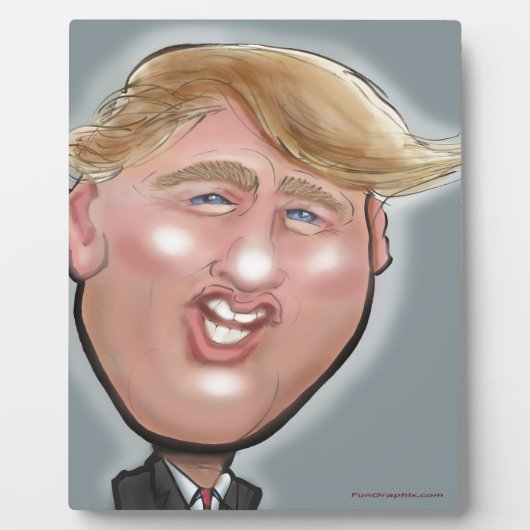 Präsident Trump Fotoplatte (Vorderseite)