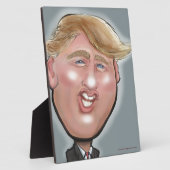 Präsident Trump Fotoplatte (Seite)