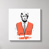 Präsident Trump Garbage Truck Worker MAGA Leinwanddruck (Vorderseite)