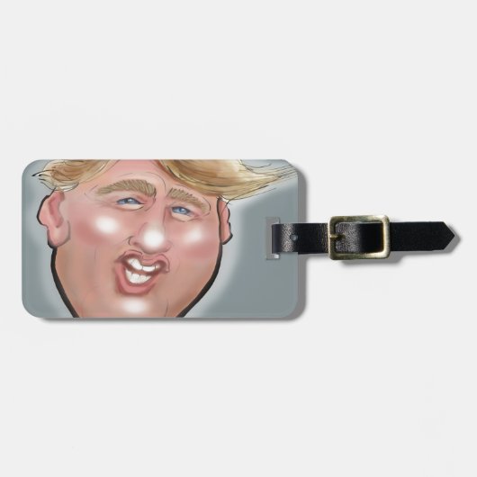 Präsident Trump Gepäckanhänger (Vorderseite horizontal)