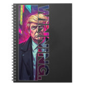 Präsident Trump - GEWINNEN Notizblock (Vorderseite)