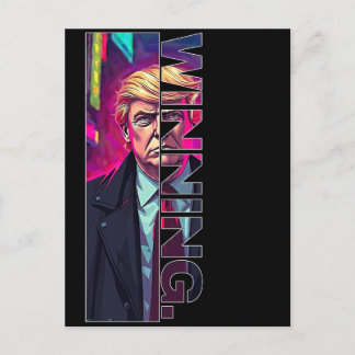 Präsident Trump - GEWINNEN Postkarte