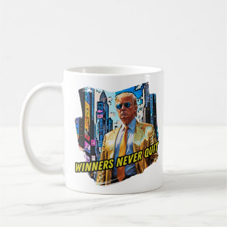 Präsident Trump - Gewinner geben nie auf Kaffeetasse