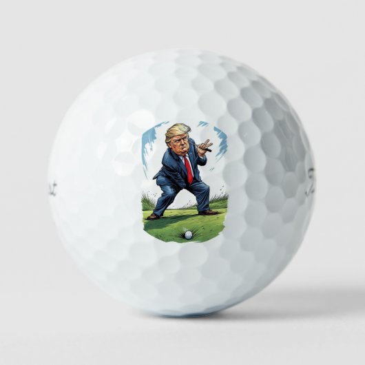 Präsident Trump Golfball (Vorderseite)