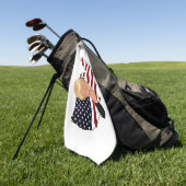 Präsident Trump Golfhandtuch (Gras)