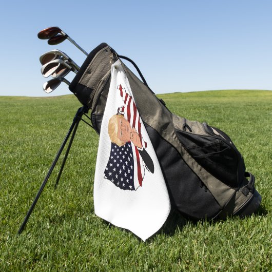 Präsident Trump Golfhandtuch (Gras)