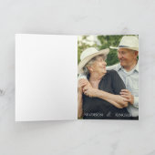 Präsident Trump großer Fab-Jahrestag Dankeskarte (Innenseite)