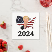 Präsident Trump hat auf Servietten gezeichnet. Ser (Beispiel)