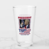 Präsident Trump Inuguration Glas (Rückseite)
