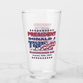 Präsident Trump Inuguration Glas (Vorderseite)