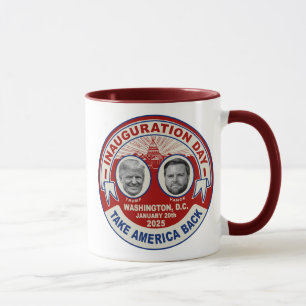 Präsident Trump JD Vance Einweihungstag Souvenir Tasse