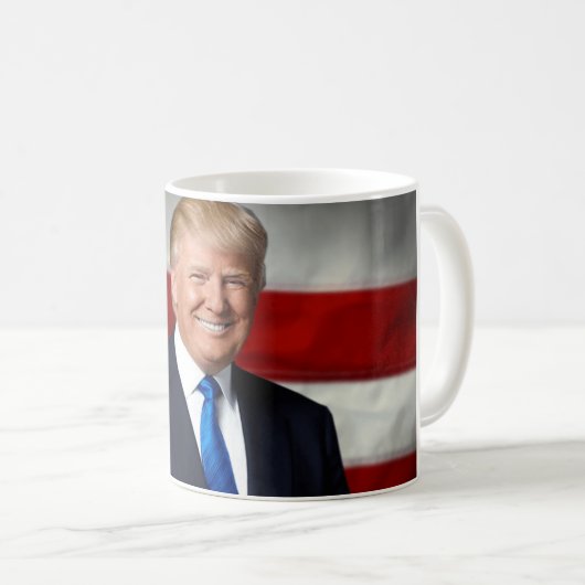 Präsident Trump Kaffeetasse (VorderseiteRechts)