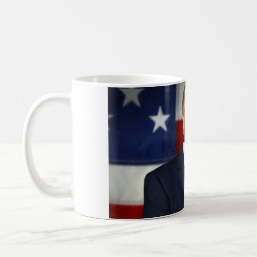 Präsident Trump Kaffeetasse (Links)