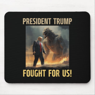 Präsident Trump kämpfte 2025 für die Sportarten vo Mousepad