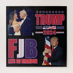 Präsident Trump kehrt Amerika zurück Puzzle