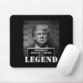Präsident Trump Legend Mugshot Mousepad (Mit Mouse)