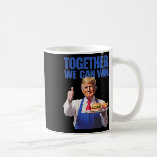 Präsident Trump macht Pommes Frites Kaffeetasse