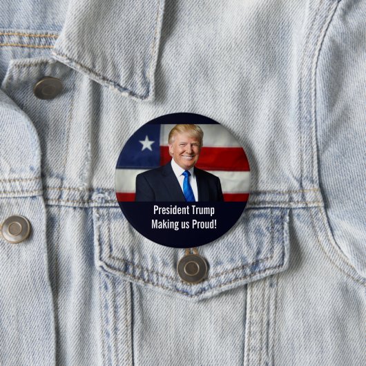 Präsident Trump Making wir stolzer Knopf Button (Beispiel)