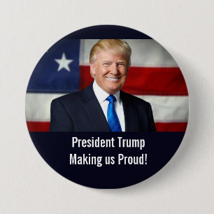 Präsident Trump Making wir stolzer Knopf Button