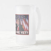 Präsident Trump Miss Me Mattglas Bierglas (VorderseiteRechts)