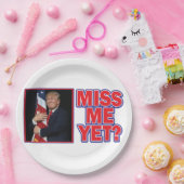 Präsident Trump Miss Me Pappteller (Party)