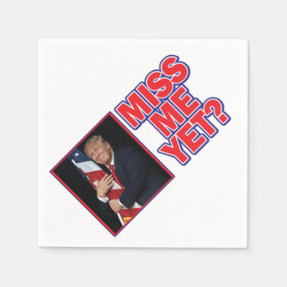 Präsident Trump Miss Me Serviette
