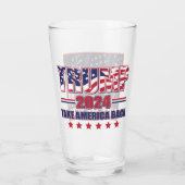 Präsident Trump Miss mir Fast Glas (Rückseite)