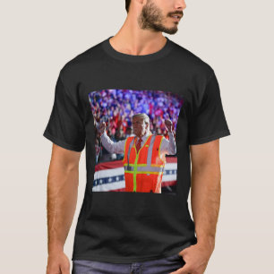 Präsident Trump Müllwagen Arbeiter Weste Mega 202 T-Shirt
