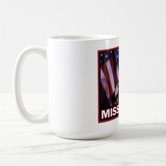 Präsident Trump - Noch Miss Me Kaffeetasse (Links)