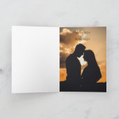 Präsident Trump 🇺 ✨ Patriotic Wedding Custom Dankeskarte (Innenseite)