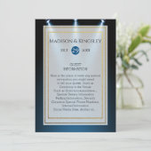 Präsident Trump 🇺 ✨ Patriotic Wedding Custom Einladung (Stehend Vorderseite)